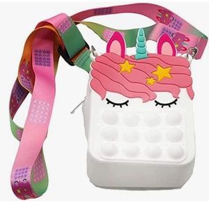 Unicorn Pop It Silicone Coin Purse